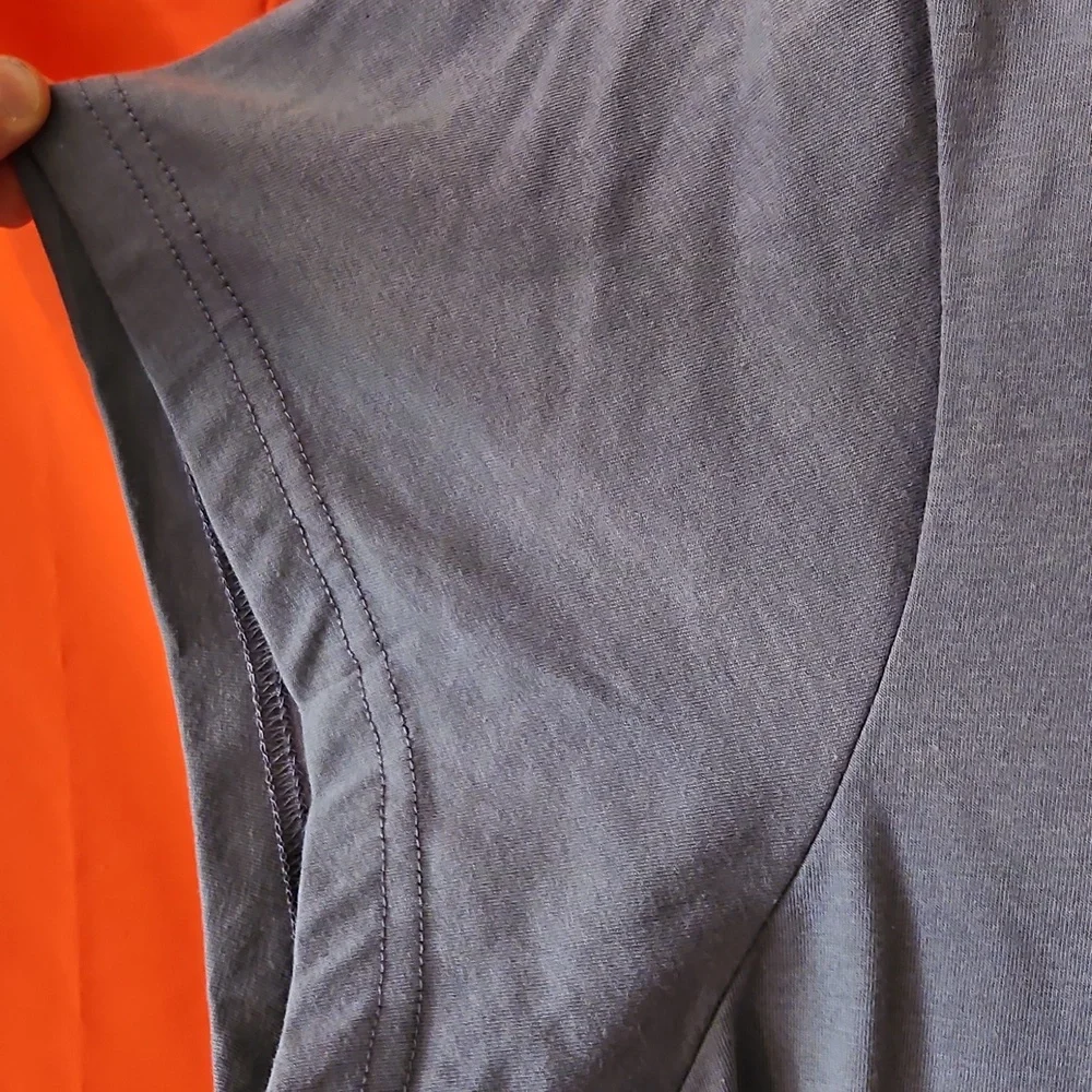 Fresh Clean Threads 2X Flint Purple/Dusty Lavender - Ethically Made V-Neck NWOT - Picture 3 of 7